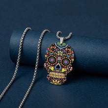 Cargar imagen en el visor de la galería, Collier de calavera mexicain - image 4