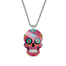 Cargar imagen en el visor de la galería, Collier de calavera mexicain - image 7