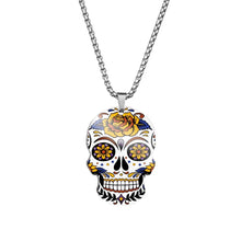 Cargar imagen en el visor de la galería, Collier de calavera mexicain - image 10