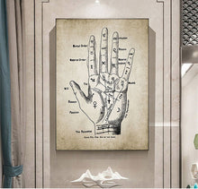 Cargar imagen en el visor de la galería, Affiche de chiromancie - image 3