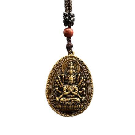 Amulette de la bodhisattva Guan Yin aux mille bras - image 1