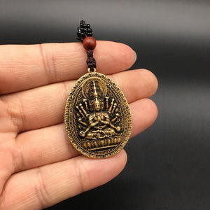 Amulette de la bodhisattva Guan Yin aux mille bras - image 3