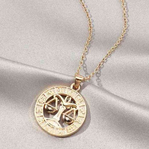 Amulette zodiacale portant la balance de la Justice - La Porte Du Bonheur
