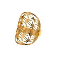 Cargar imagen en el visor de la galería, Bague à la fleur de vie - image 1