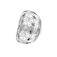 Cargar imagen en el visor de la galería, Bague à la fleur de vie - image 2