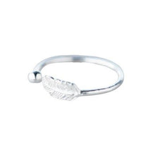 Cargar imagen en el visor de la galería, Bague à la plume simple - image 1