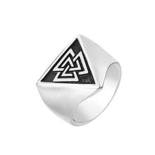 Laden Sie das Bild in den Galerie-Viewer, Bague au Valknut - image 1
