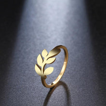 Cargar imagen en el visor de la galería, Bague aux branches de laurier - image 3