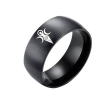 Cargar imagen en el visor de la galería, Bague avec le symbole de la triple déesse wicca - image 2