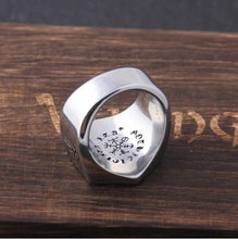 Cargar imagen en el visor de la galería, Bague avec le Vegvisir - image 4