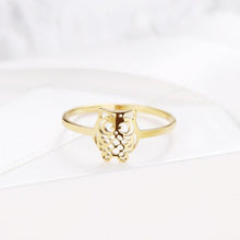 Cargar imagen en el visor de la galería, Bague de la chouette curieuse - image 2