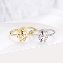 Cargar imagen en el visor de la galería, Bague de la chouette curieuse - image 4