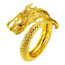 Cargar imagen en el visor de la galería, Bague du dragon d&#39;or - image 1
