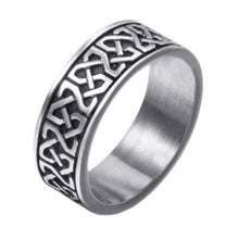 Cargar imagen en el visor de la galería, Bague du nœud sans fin celte - image 1