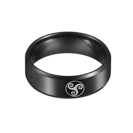 Bague moderne décorée du triskel - image 1