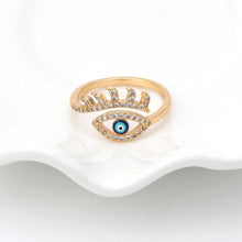 Cargar imagen en el visor de la galería, Bague Nazar Boncuk en mosaïque - image 2