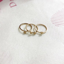 Cargar imagen en el visor de la galería, Bague &quot;trèfle à 4 feuilles&quot; en trois anneaux - image 2