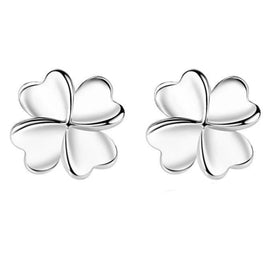Boucles d'oreille trèfle à 4 feuilles - image 1