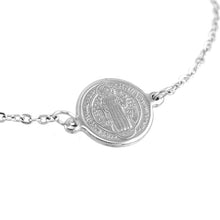 Cargar imagen en el visor de la galería, Bracelet à la médaille de Saint Benoit - image 4
