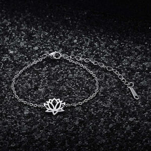 Bracelet au lotus fin - image 2