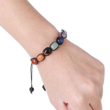 Cargar imagen en el visor de la galería, Bracelet aux pierres rondes des sept chakras - image 2
