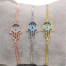 Cargar imagen en el visor de la galería, Bracelet de la main de Fatma en mosaïque - image 4