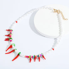 Charger l&#39;image dans la galerie, Collier aux cornicellos colorés - image 4