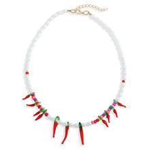 Charger l&#39;image dans la galerie, Collier aux cornicellos colorés - image 1