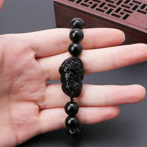 Bracelet "Pi Xiu" en obsidienne - image 4