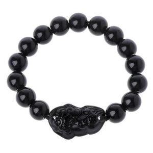 Bracelet "Pi Xiu" en obsidienne - image 1