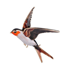 Cargar imagen en el visor de la galería, Broche d&#39;hirondelle porte-bonheur - image 2