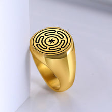 Cargar imagen en el visor de la galería, Chevalière à la roue d&#39;Hécate - image 4