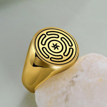 Cargar imagen en el visor de la galería, Chevalière à la roue d&#39;Hécate - image 3