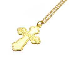 Cargar imagen en el visor de la galería, Collier avec sa croix de Saint Nicolas - image 4
