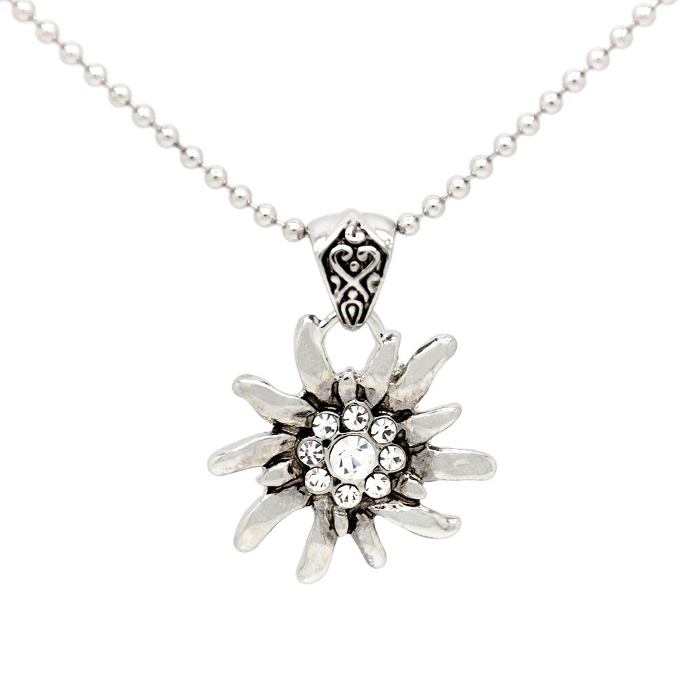 Collier avec une fleur d'Edelweiss - image 1