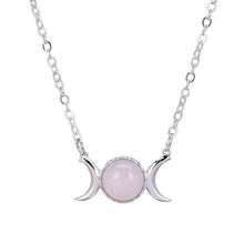 Cargar imagen en el visor de la galería, Collier de la triple lune wicca - image 2