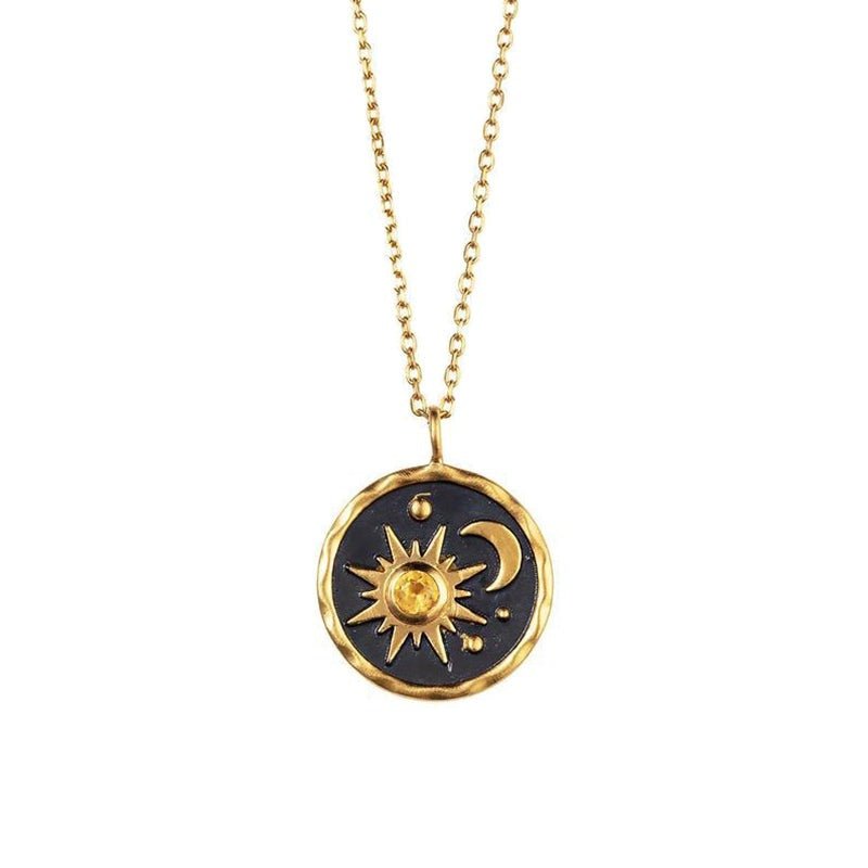 Collier décoré du couple luni-solaire - image 1