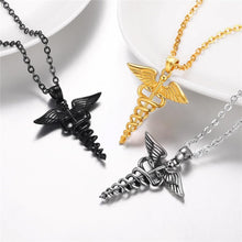 Cargar imagen en el visor de la galería, Collier du caducée d&#39;Hermès - image 4