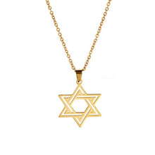 Cargar imagen en el visor de la galería, Collier étoile de David - image 1