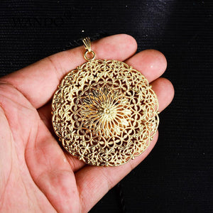 Collier traditionnel éthiopien en or - image 2