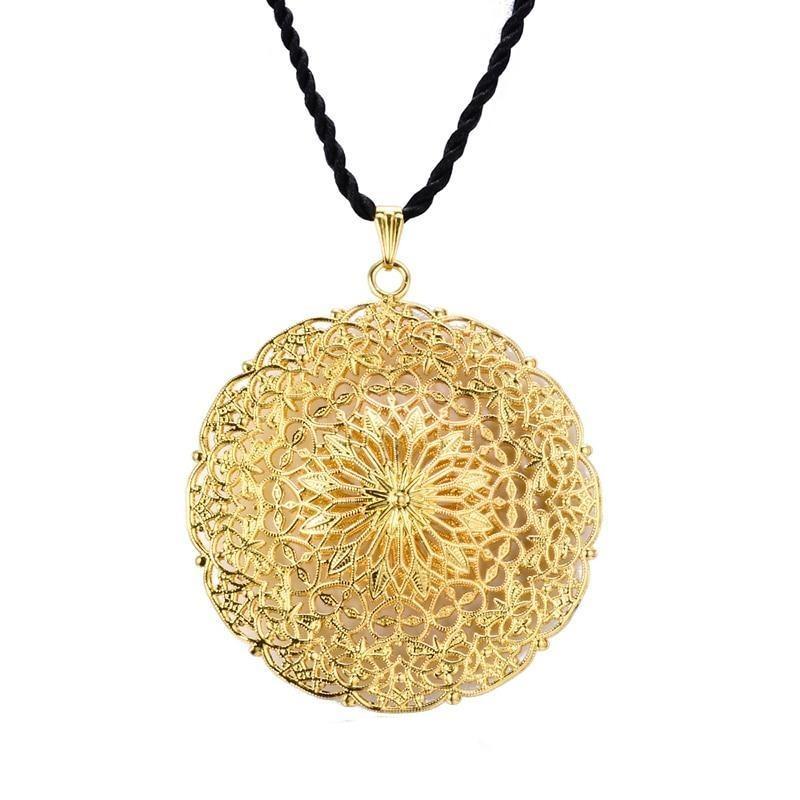 Collier traditionnel éthiopien en or - image 1