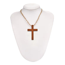 Charger l&#39;image dans la galerie, Croix simple en bois - image 2