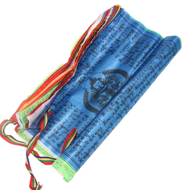 Drapeaux de prière tibétains rectangulaires - image 1