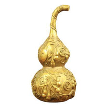 Charger l&#39;image dans la galerie, Gourde Wu Lou gravée de divers symboles - image 1