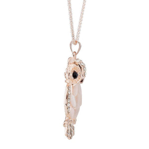 Pendentif de chouette en pierres douces - image 2