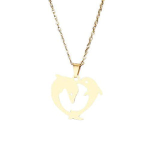Pendentif des dauphins amoureux - Cyril Gendarme