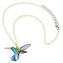 Cargar imagen en el visor de la galería, Pendentif du colibri coloré - image 2