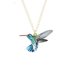 Cargar imagen en el visor de la galería, Pendentif du colibri coloré - image 1