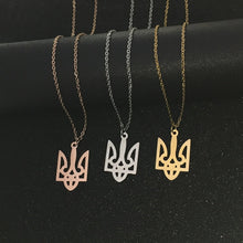Laden Sie das Bild in den Galerie-Viewer, Pendentif du Tryzub ukrainien - image 6