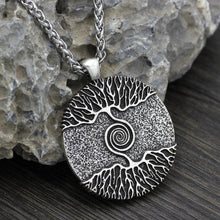 Charger l&#39;image dans la galerie, Pendentif Yggdrasil en spirale - image 3